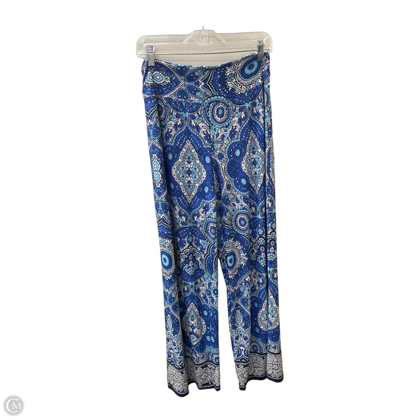 Pants Lounge By Apt 9 In Blue & White, Size: 12
