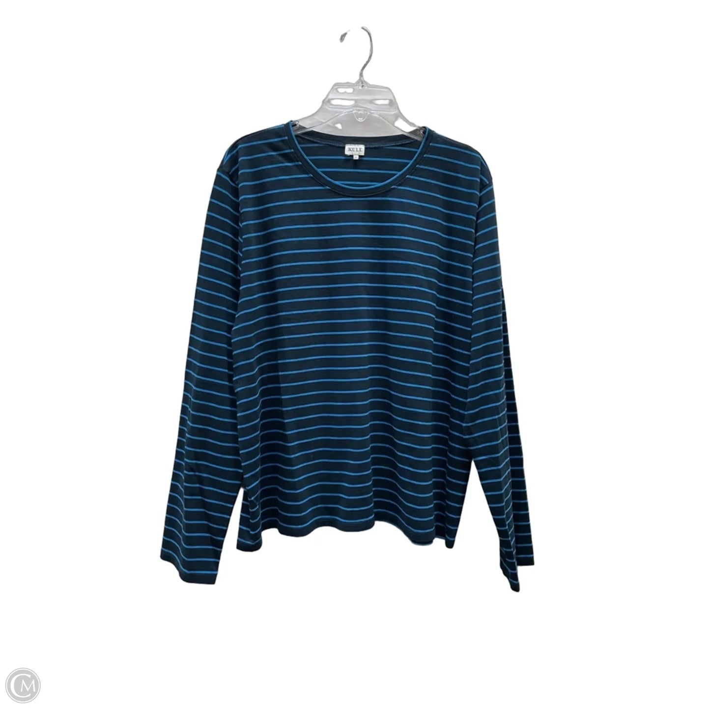 Top Long Sleeve By Kule In Striped Pattern, Size: 1x