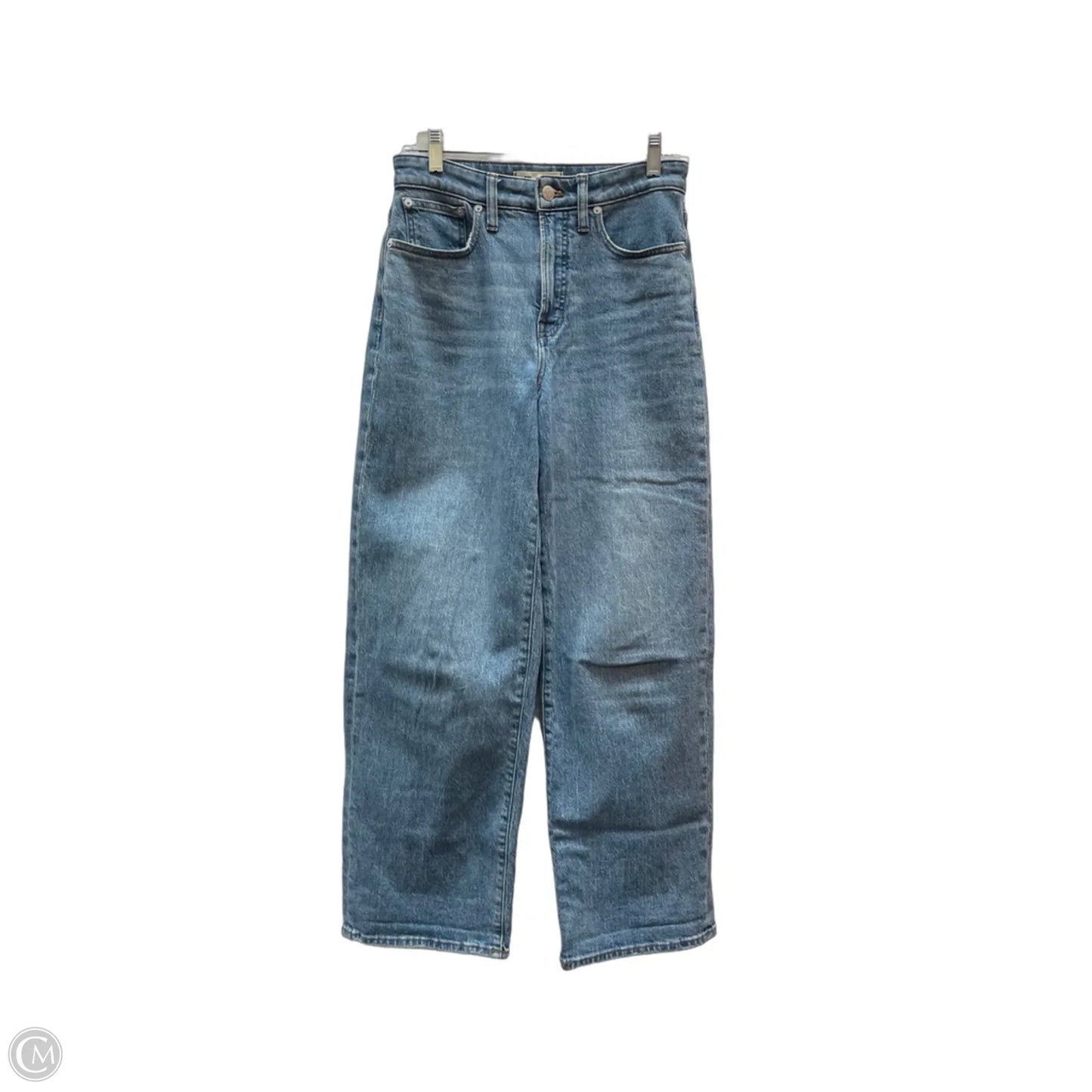 Jeans Wide Leg By Madewell In Blue Denim, Size: 4