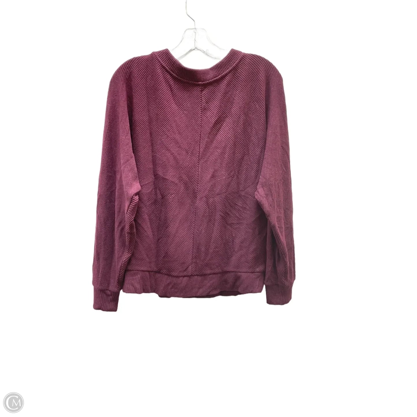 Top Long Sleeve By White House Black Market In Purple, Size: M