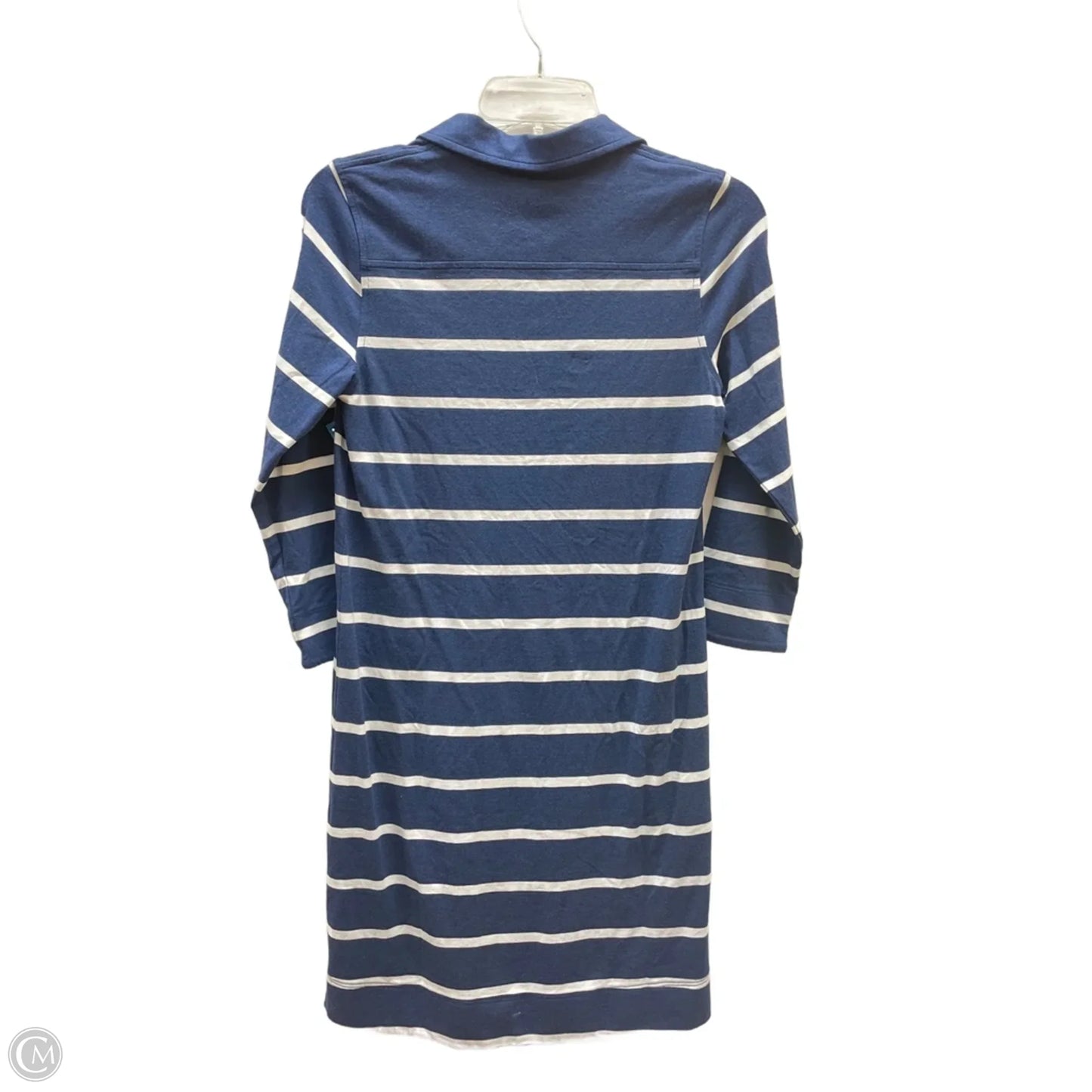 Dress Casual Short By Vineyard Vines In Blue & White, Size: Xs