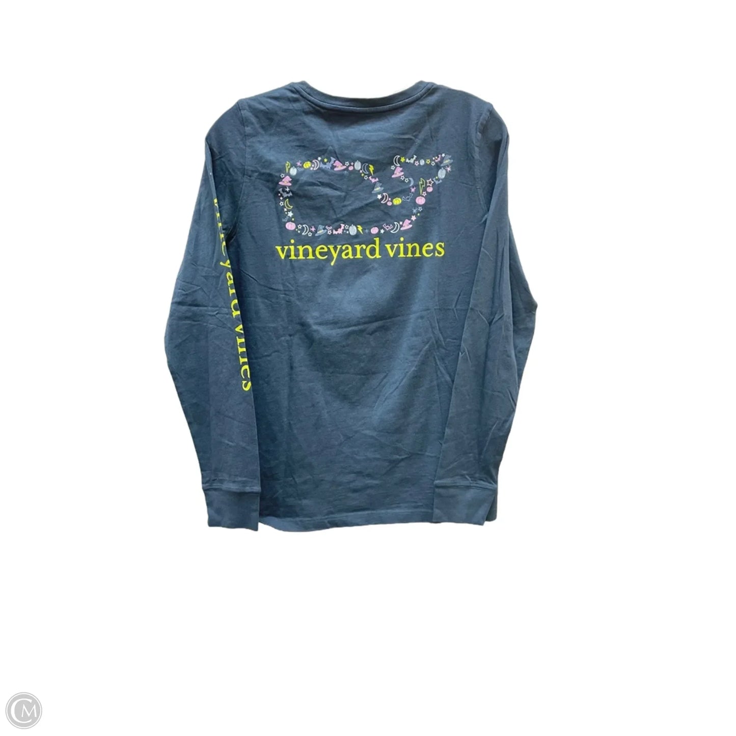 Top Long Sleeve By Vineyard Vines In Blue, Size: S