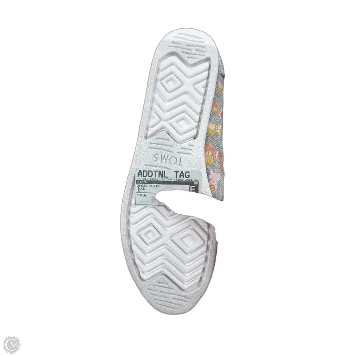 Shoes Flats By Toms In Blue, Size: 8