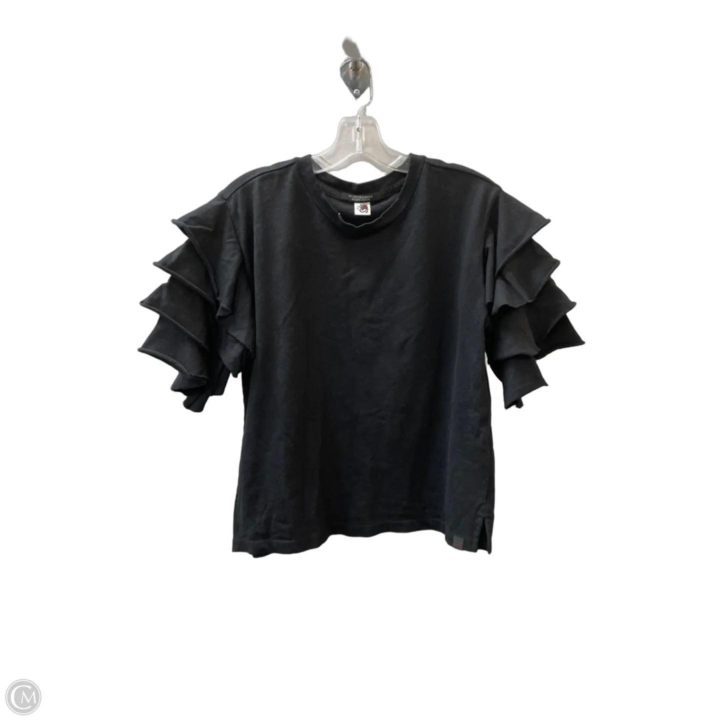 Top Short Sleeve Basic By Scotch & Soda In Black, Size: S