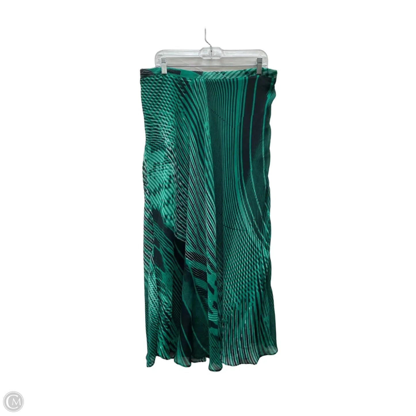 Skirt Maxi By Roz And Ali In Green, Size: 1x