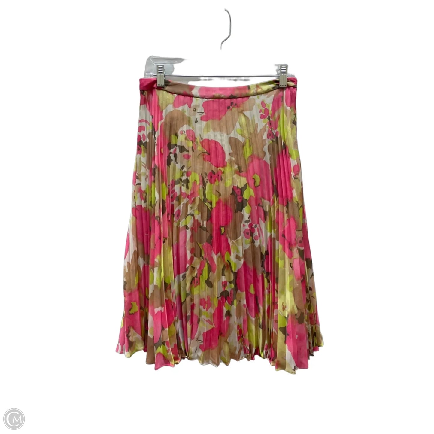 Skirt Midi By Loft In Floral Print, Size: 6p