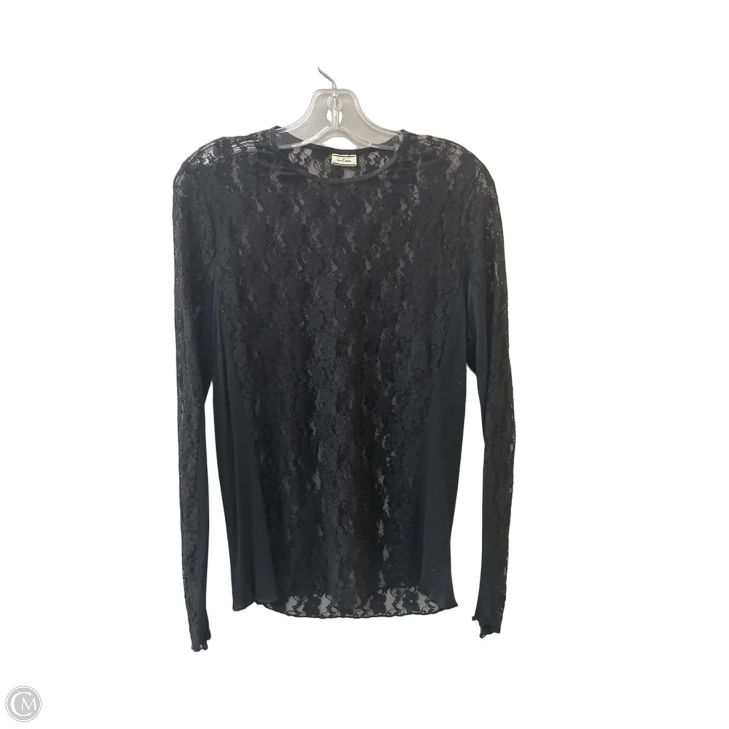 Top Long Sleeve Basic By Marlene Birger In Black, Size: M
