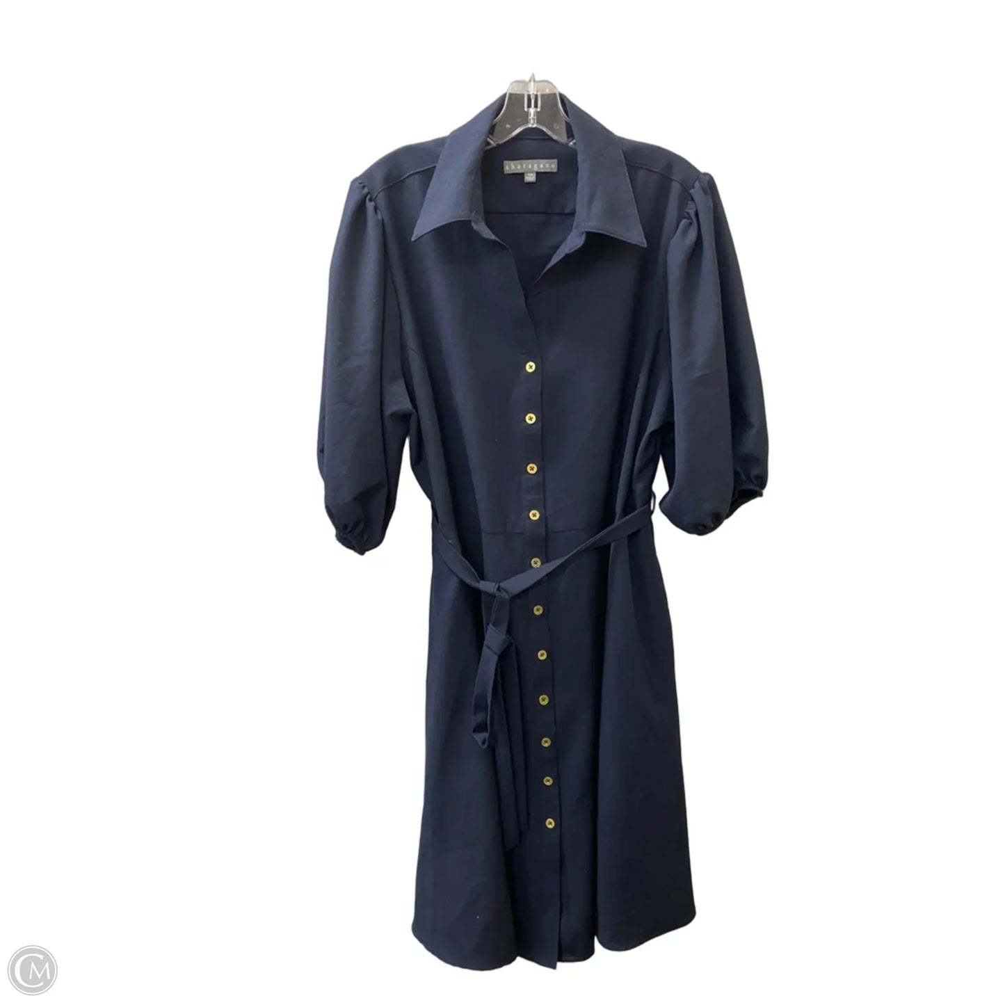 Dress Casual Short By Sharagano In Blue, Size: 1x