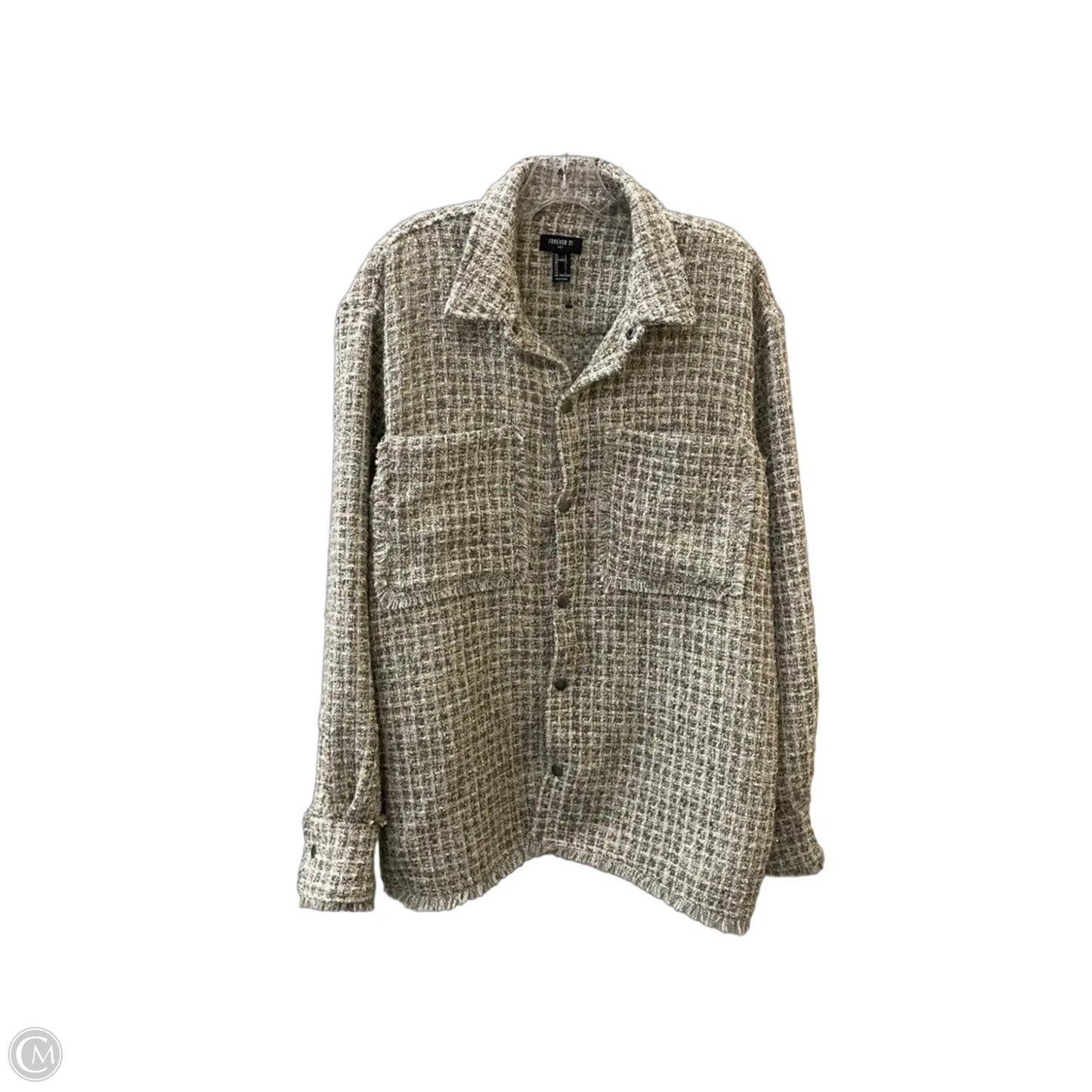 Jacket Other By Forever 21 In Taupe, Size: L