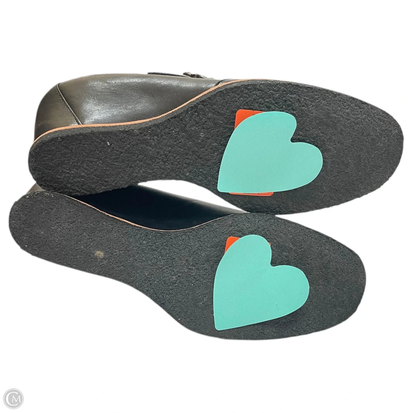 Boots Ankle Heels By Earth In Black, Size: 8.5