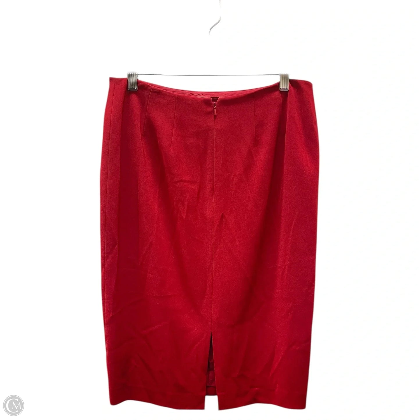 Skirt Midi By Ellen Tracy In Red, Size: 6