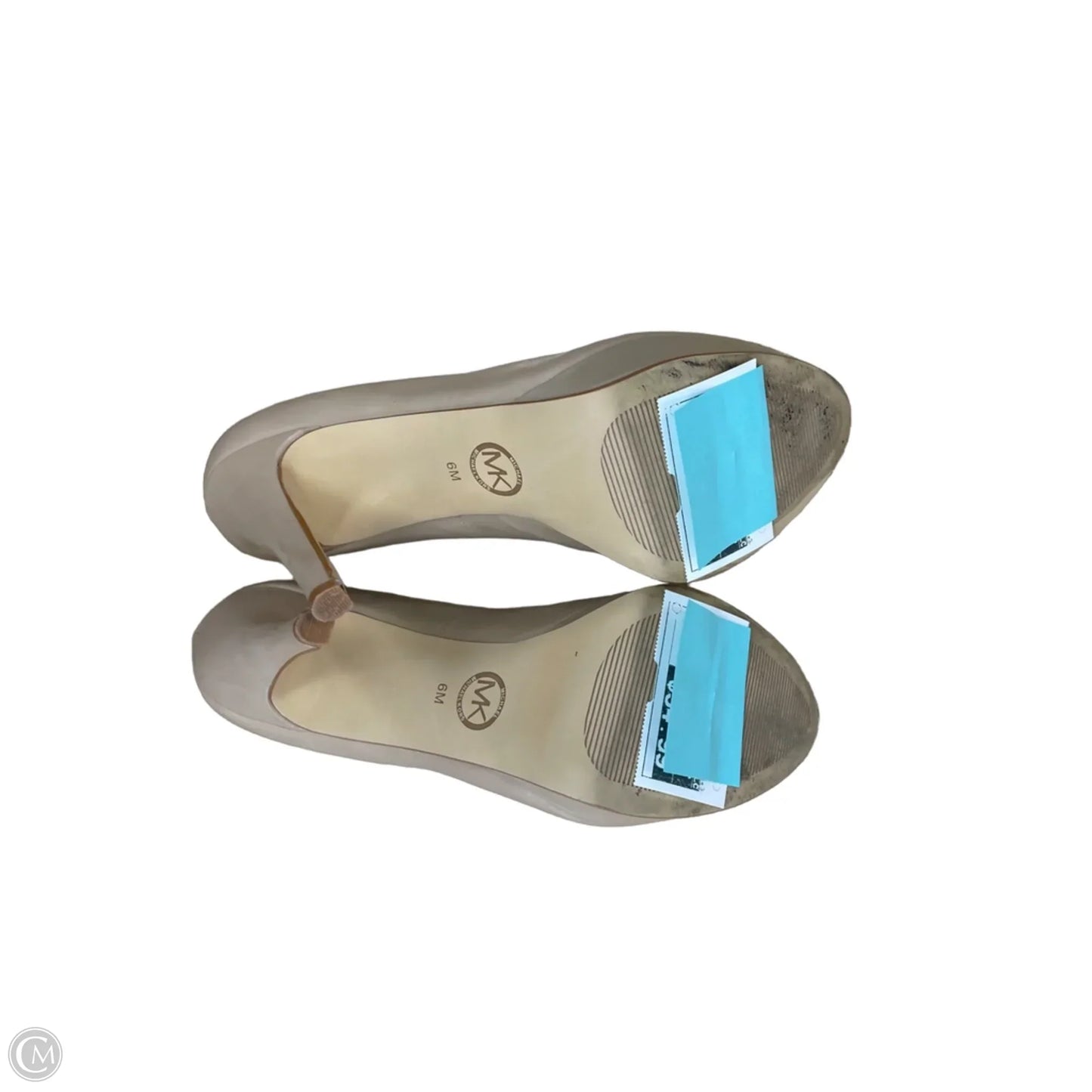 Shoes Designer By Michael Kors In Beige, Size: 6