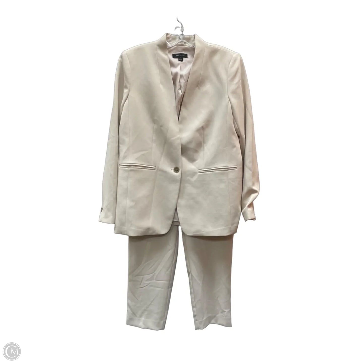 Pants Suit 2pc By Ann Taylor In Pink, Size: 6