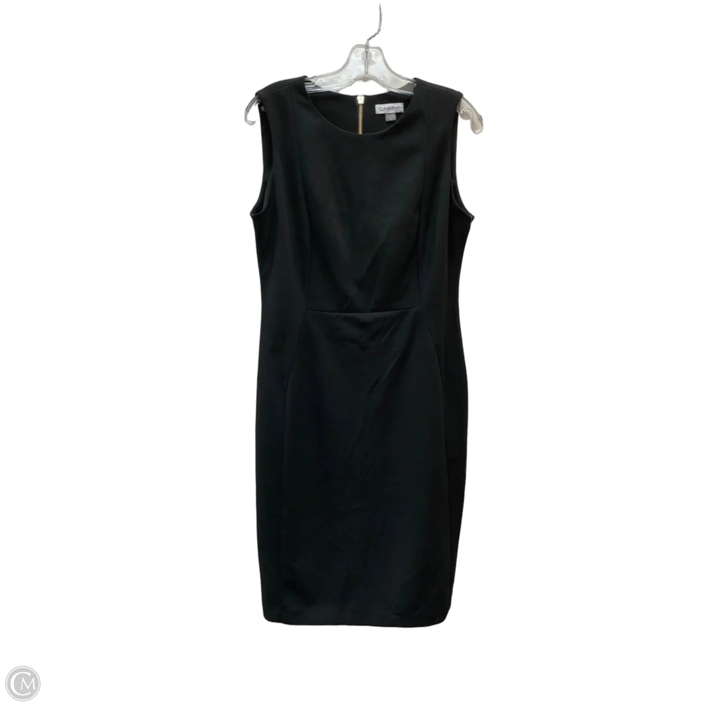 Dress Casual Midi By Calvin Klein In Black, Size: 10