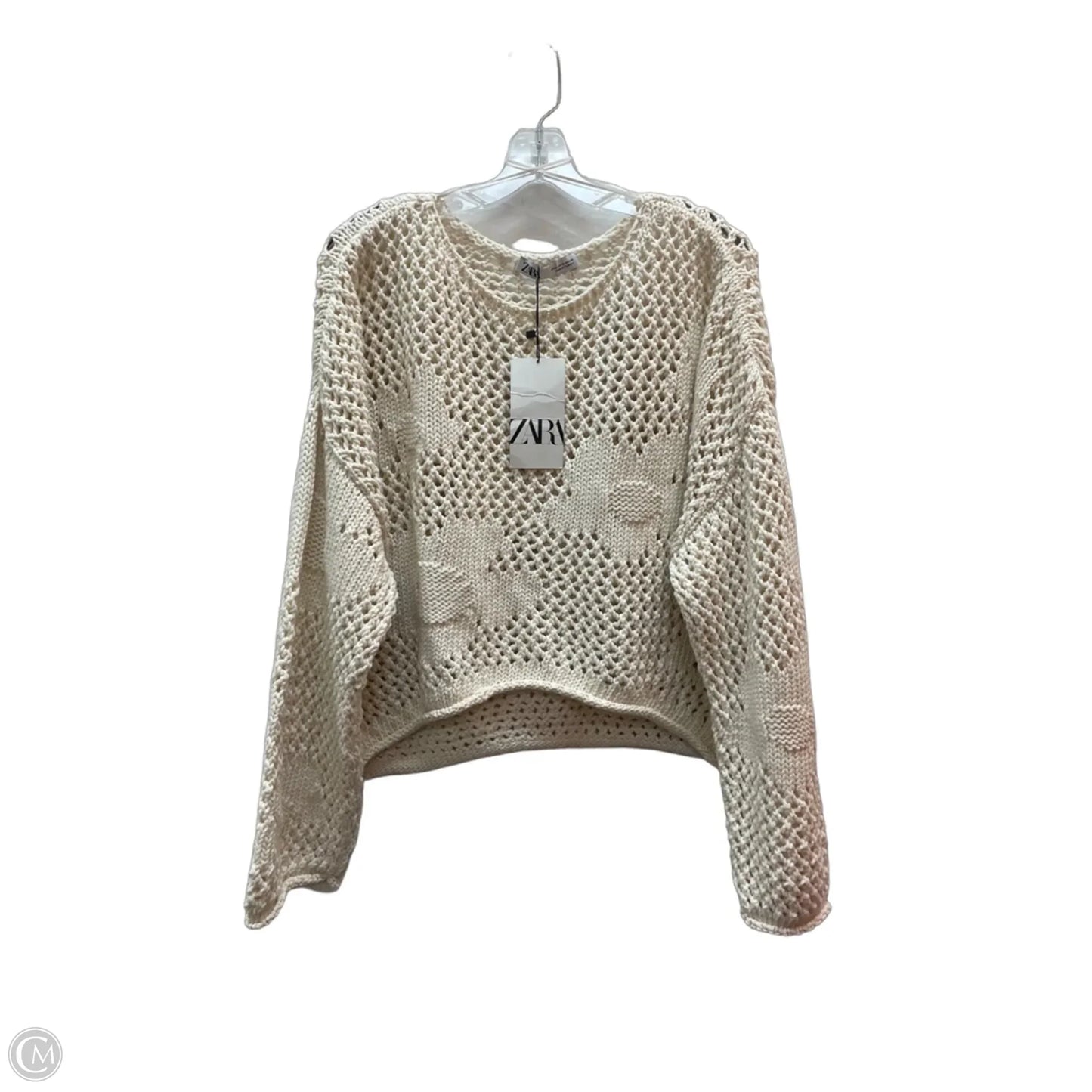 Sweater By Zara In Cream, Size: M