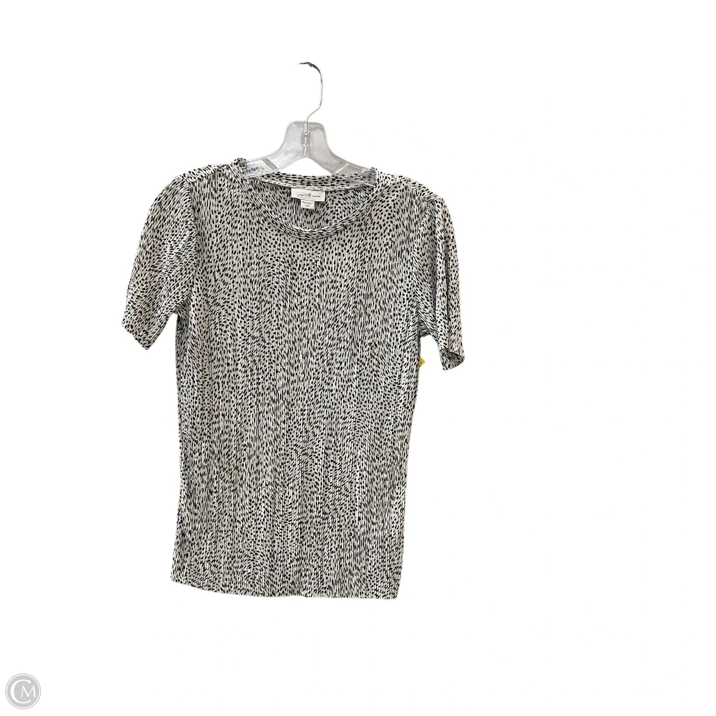 Blouse Short Sleeve By Jaclyn Smith In Animal Print, Size: S