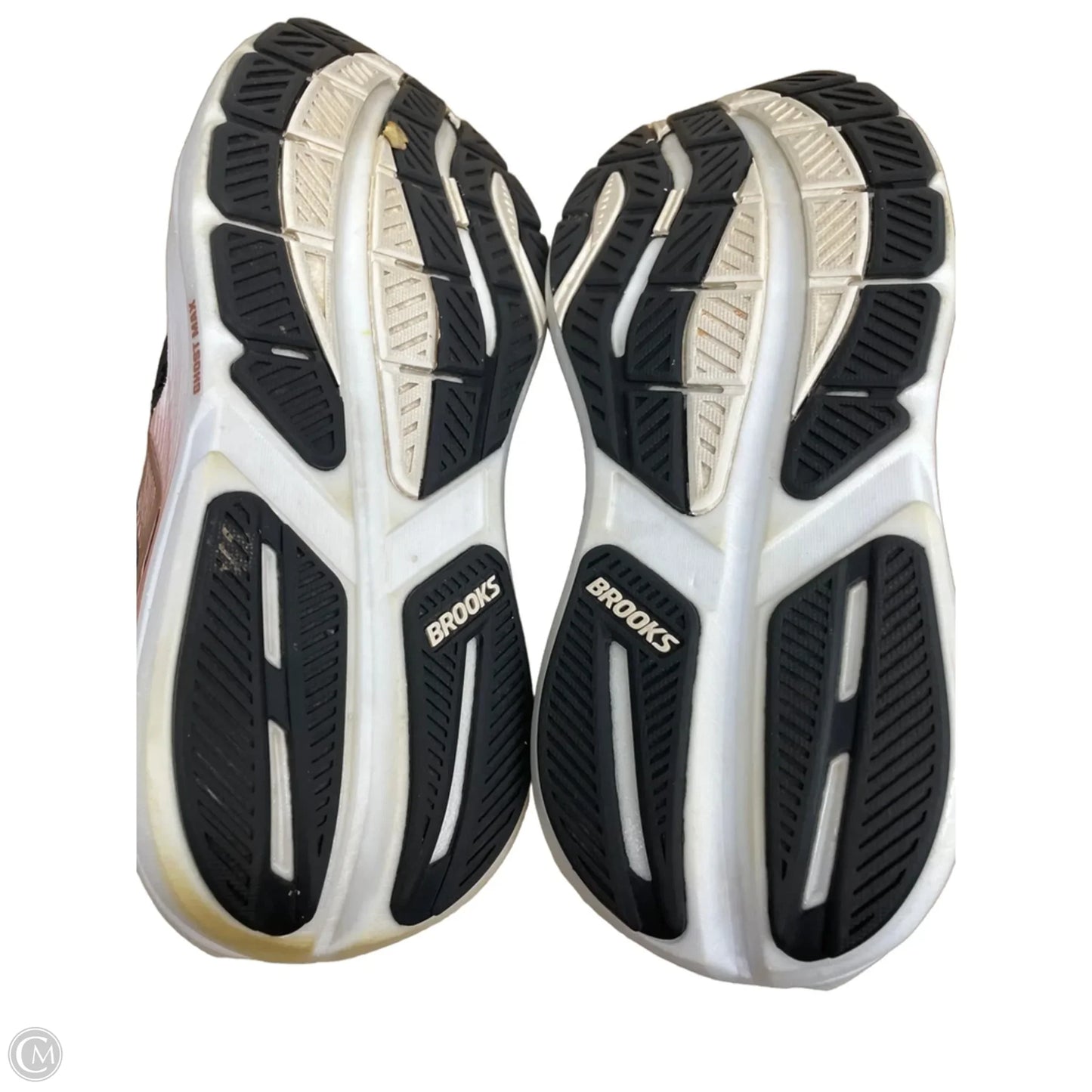 Shoes Athletic By Brooks In Black & Pink, Size: 8