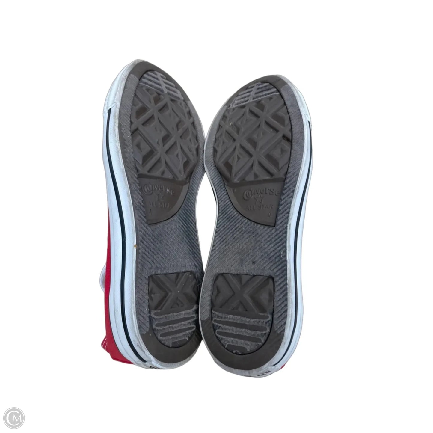 Shoes Sneakers By Converse In Red & White, Size: 6