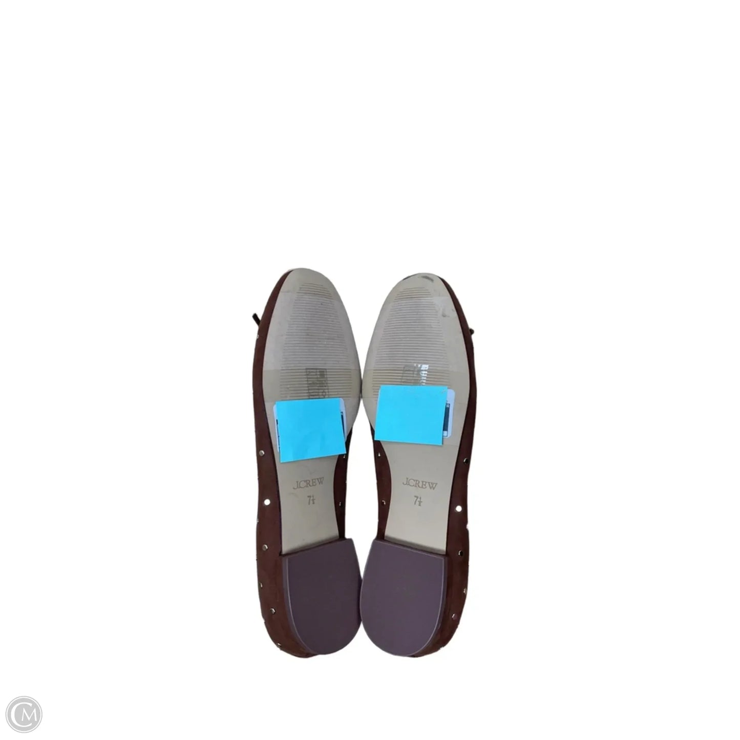 Shoes Flats By J. Crew In Brown & Gold, Size: 7.5