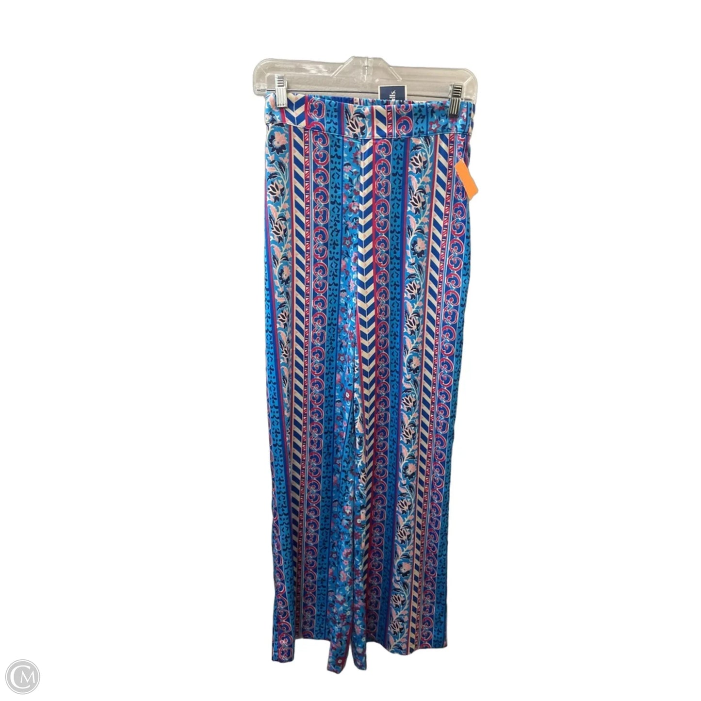 Pants Cropped By Maison Damelie In Blue & Pink, Size: 2