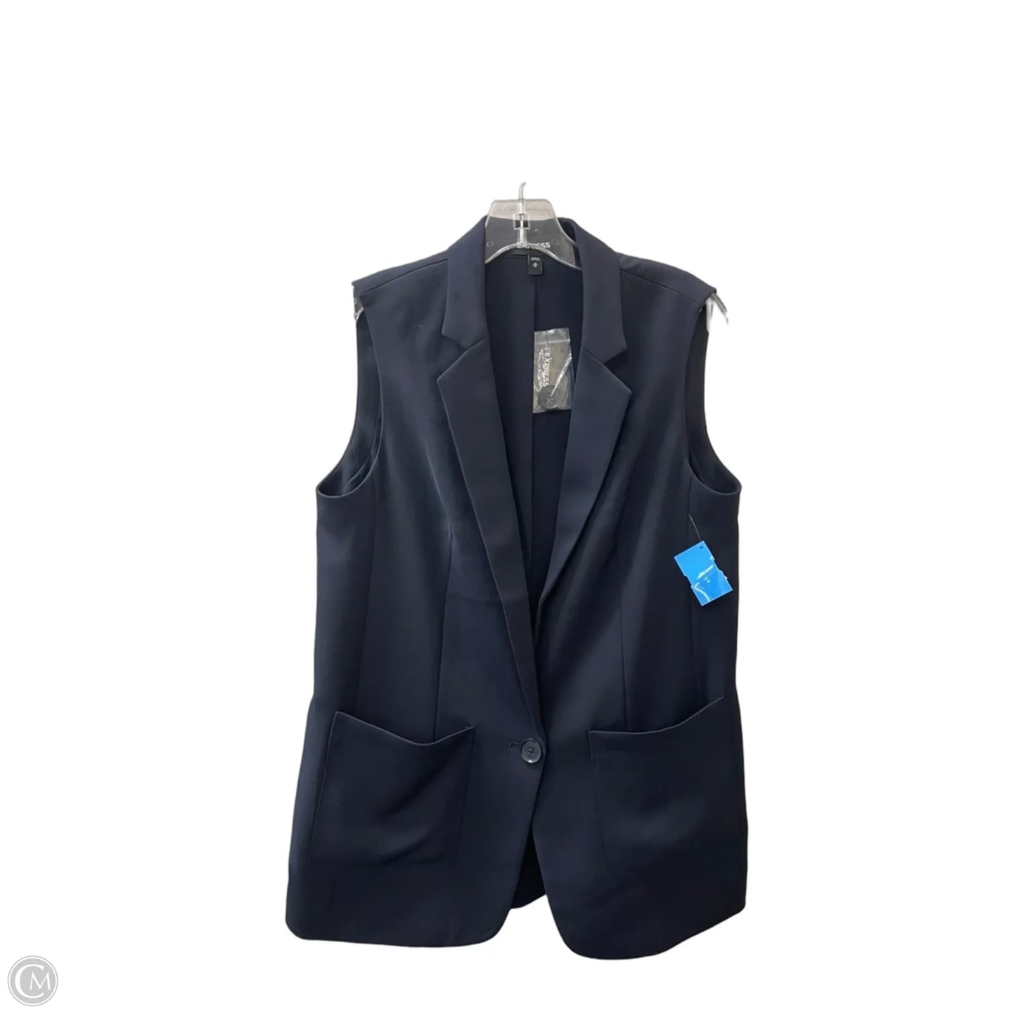 Vest Other By Express In Navy, Size: M