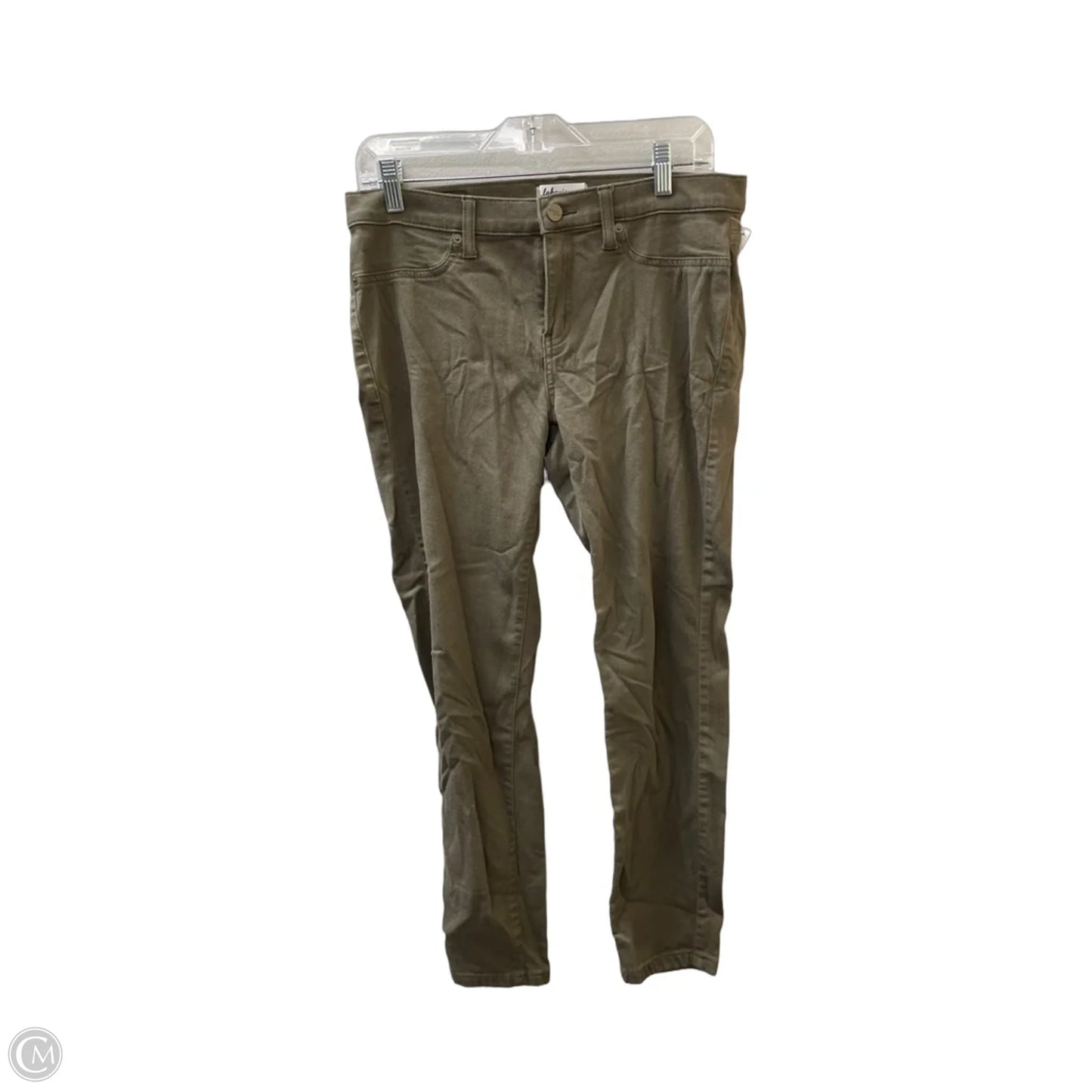 Jeans Straight By LAKEVIEW DENIM In Green Denim, Size: 8