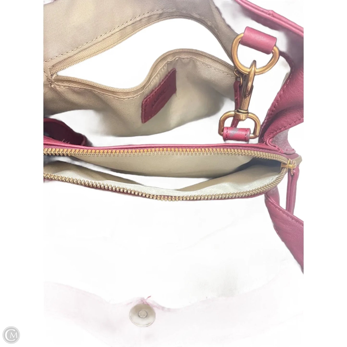 Crossbody Leather By American, Size: Large