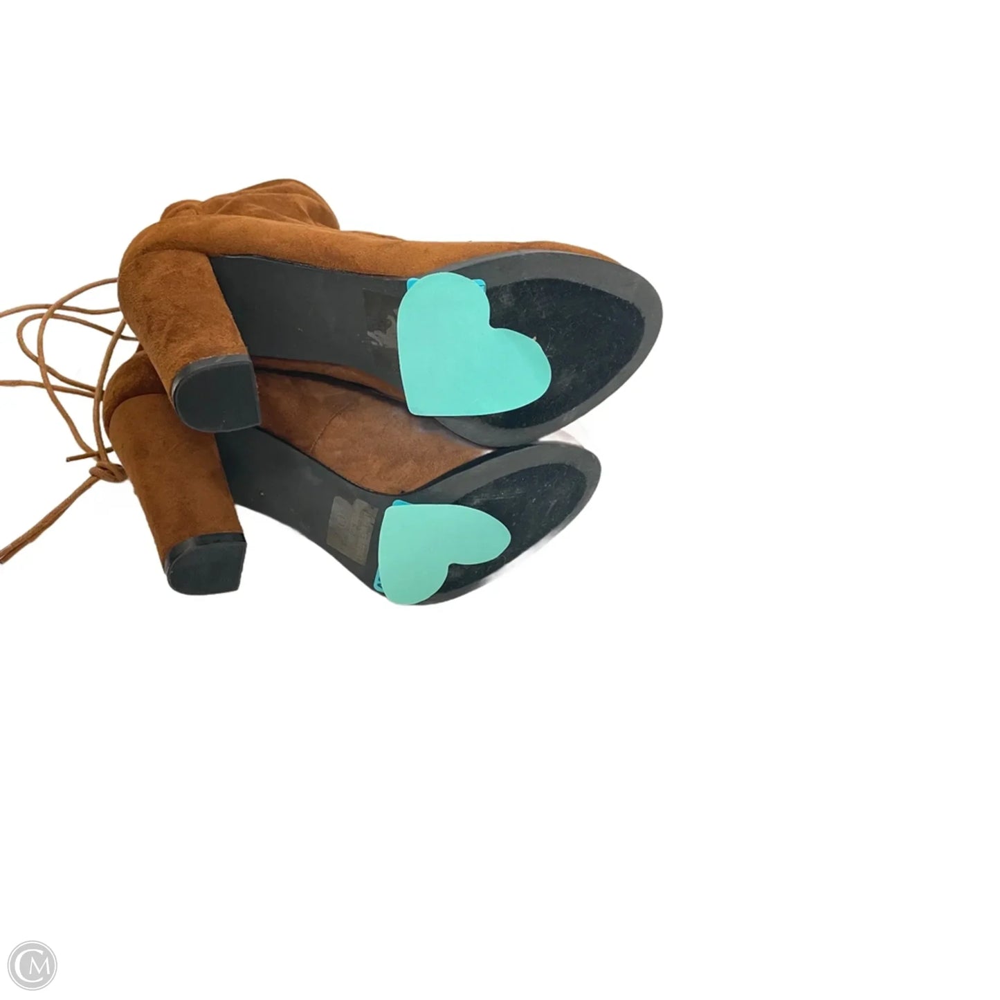 Boots Ankle Heels By CHASE & CHLOEIn Brown, Size:10