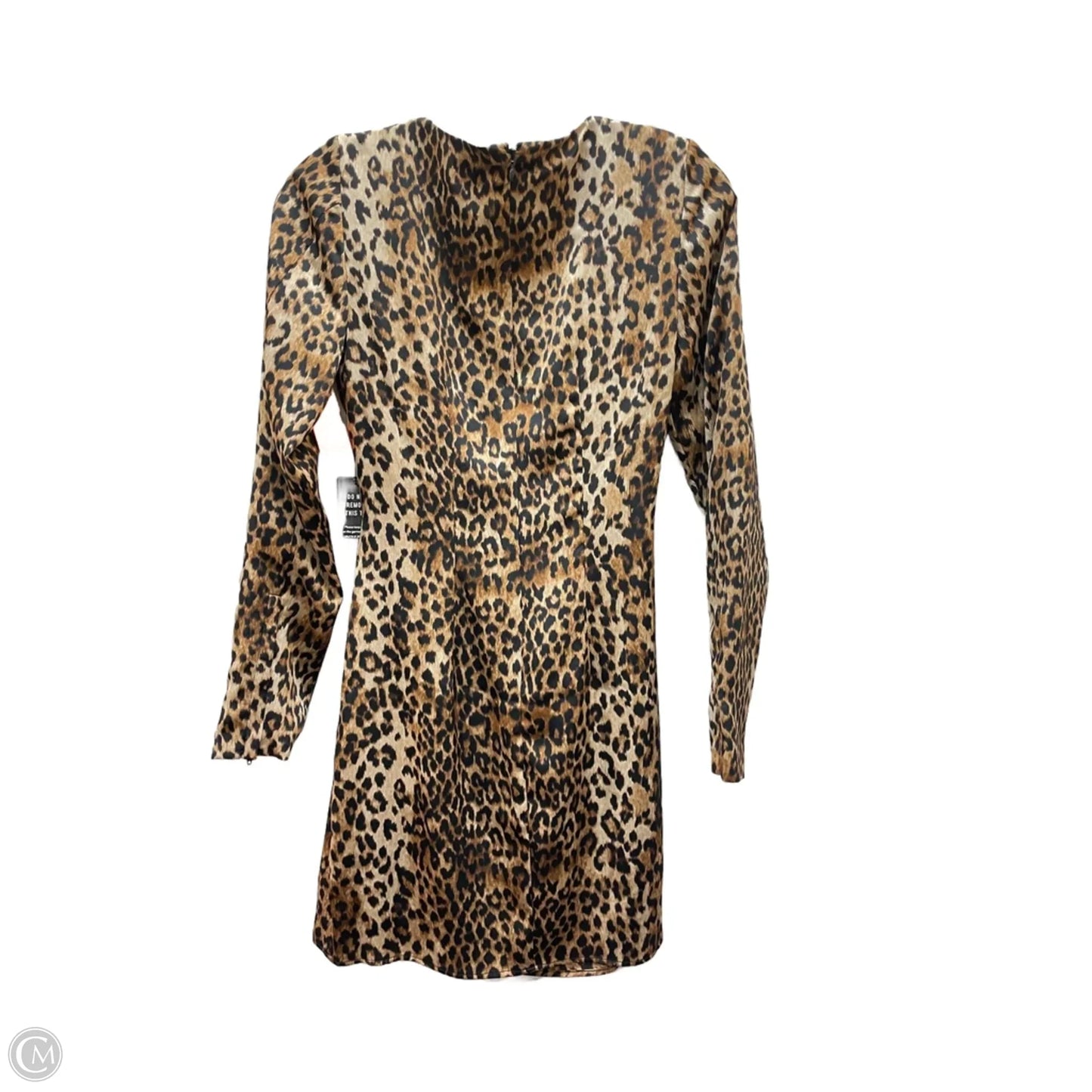 Dress Party Midi By Express In Animal Print, Size: 2