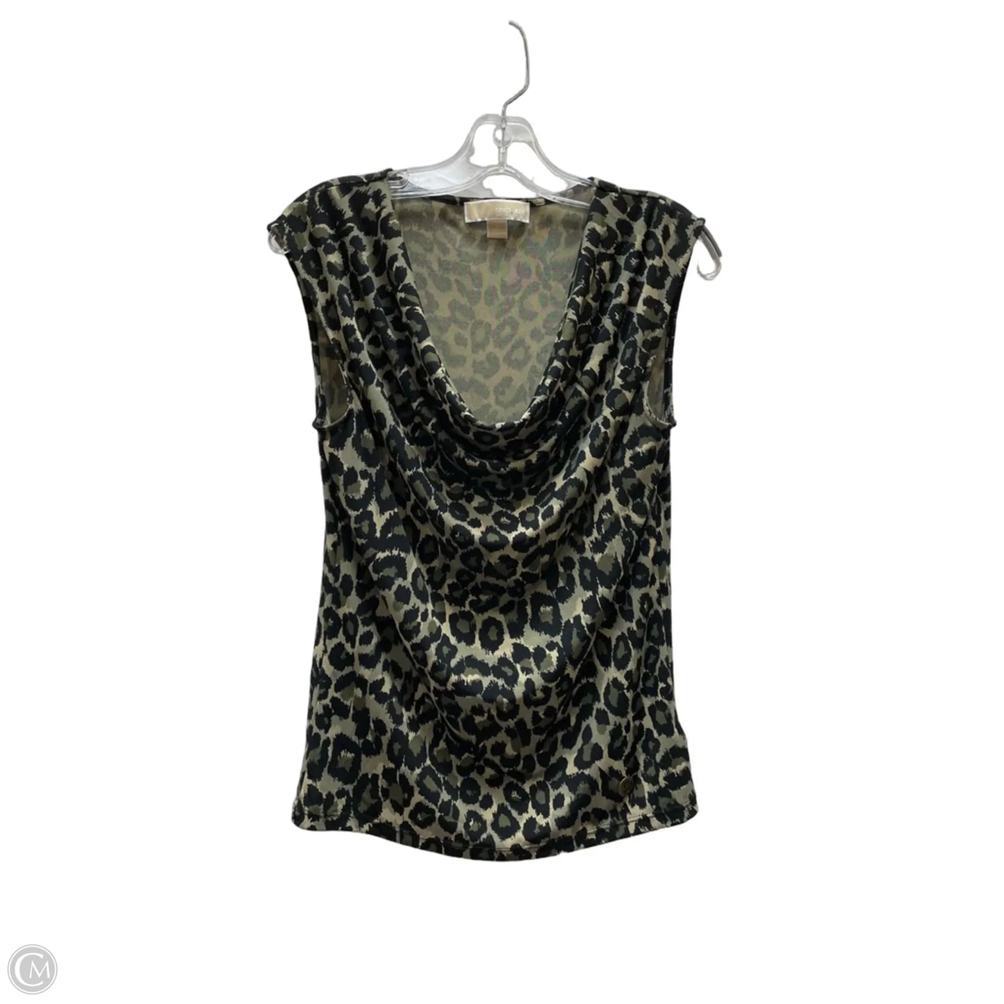 Blouse Sleeveless By Michael By Michael Kors In Animal Print, Size: S