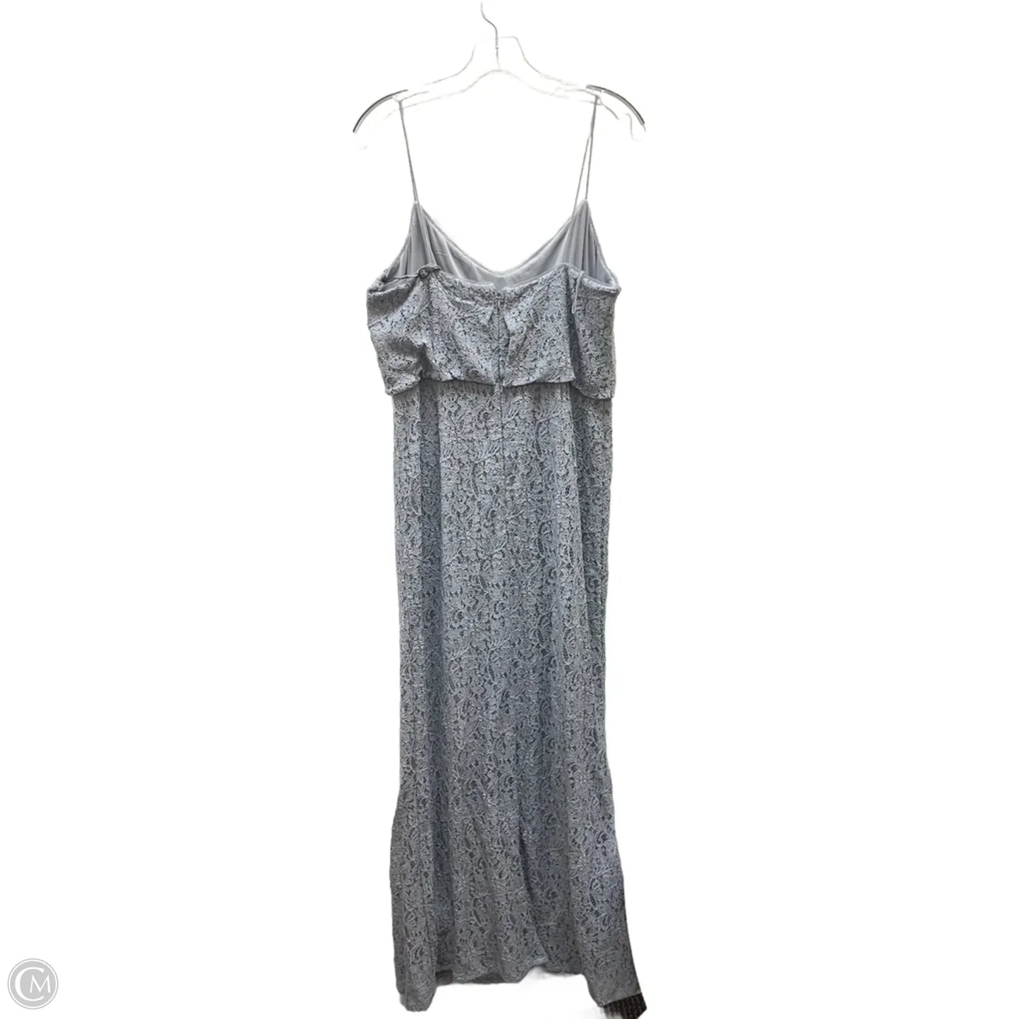 Dress Party Long By Adrianna Papell In Blue, Size: L