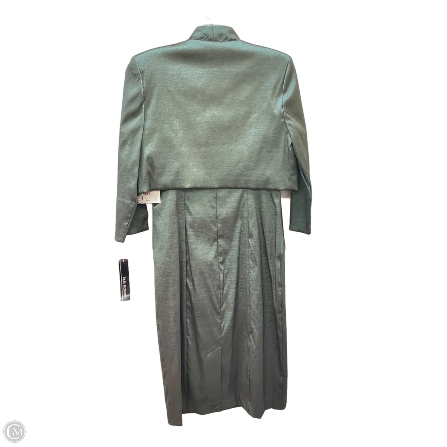 Dress Set 2pc By R And M Richards In Green, Size: S