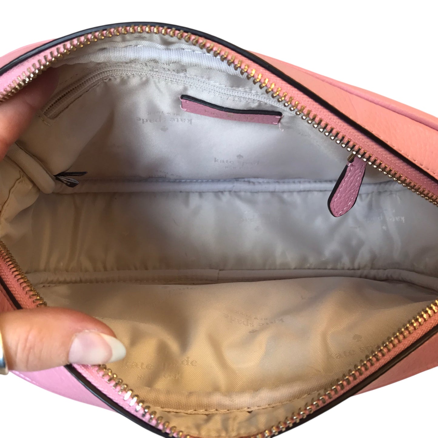 Crossbody Designer By Kate Spade In Pink, Size:Medium