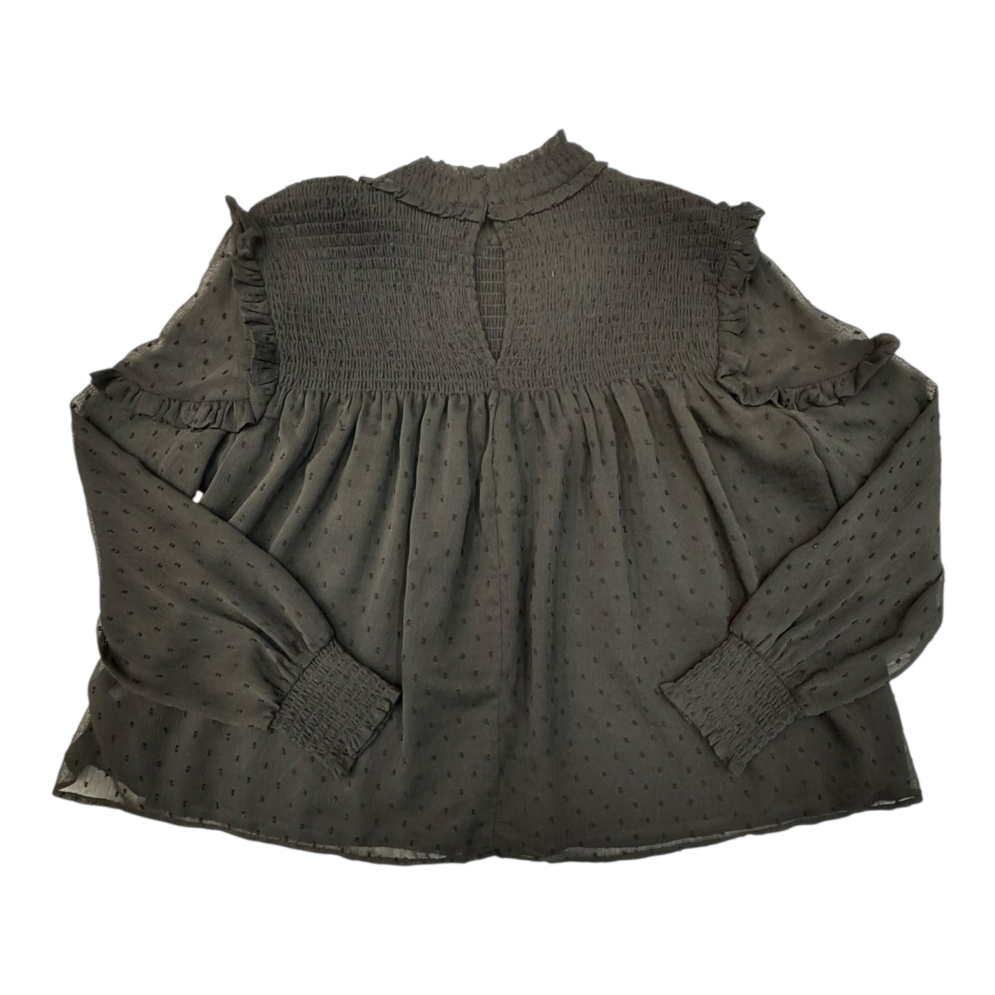 Top Ls By English Factory In Black, Size:Xs