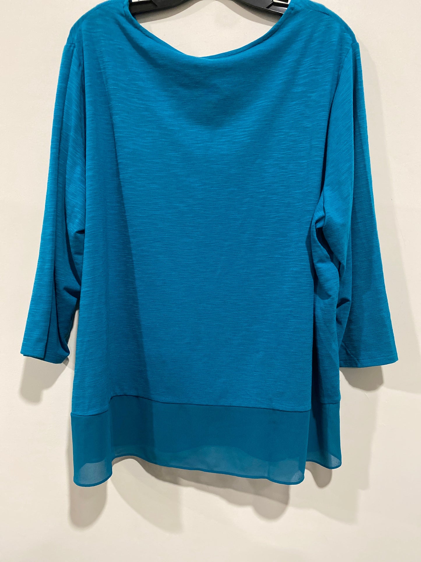 Top 3/4 Sleeve By Ellen Tracy Size: 2x
