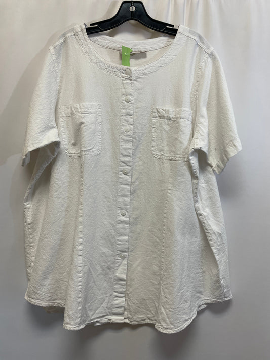 Top Short Sleeve By Woman Within  Size: 1x