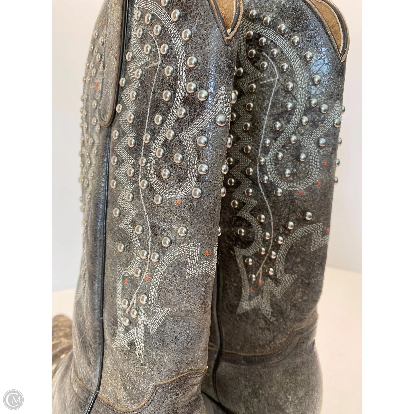 Boots Western By Clothes Mentor In Taupe, Size: 6.5