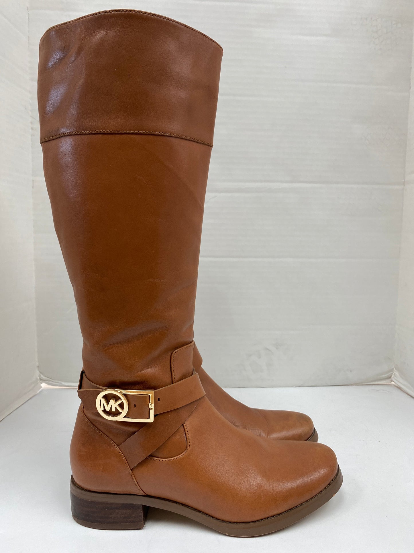 Boots Designer By Michael Kors In Brown, Size: 6.5