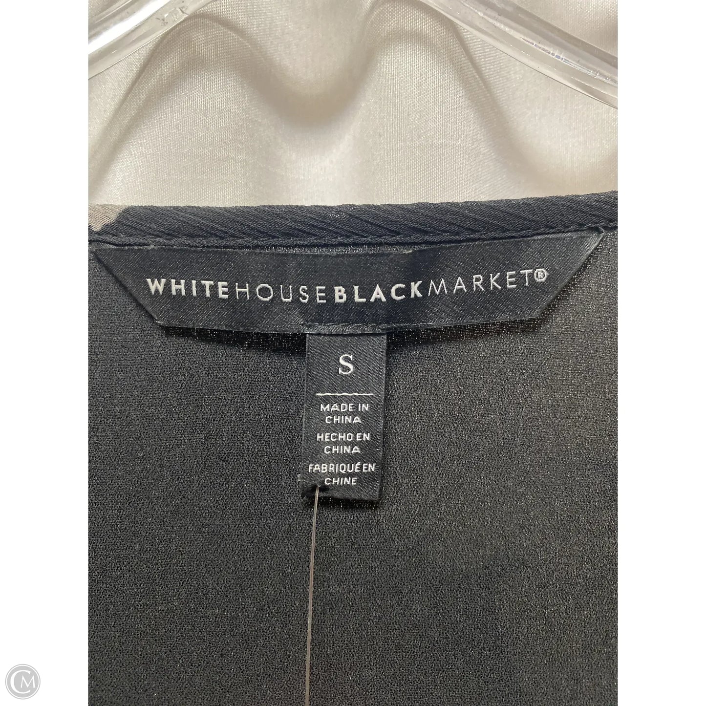 Top Long Sleeve By White House Black Market In Black & Purple, Size: S