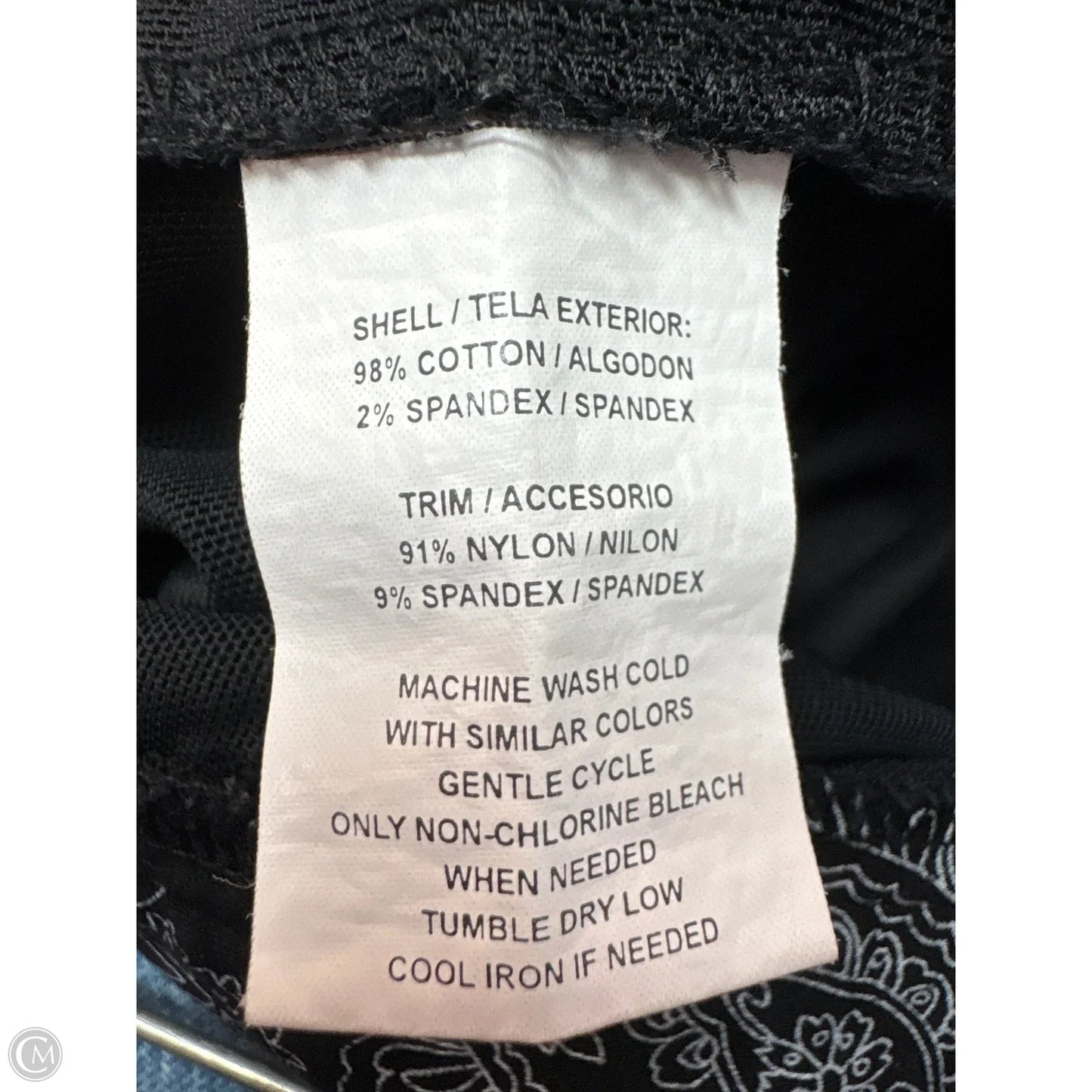 Shorts By Sag Harbor In Black, Size: 14