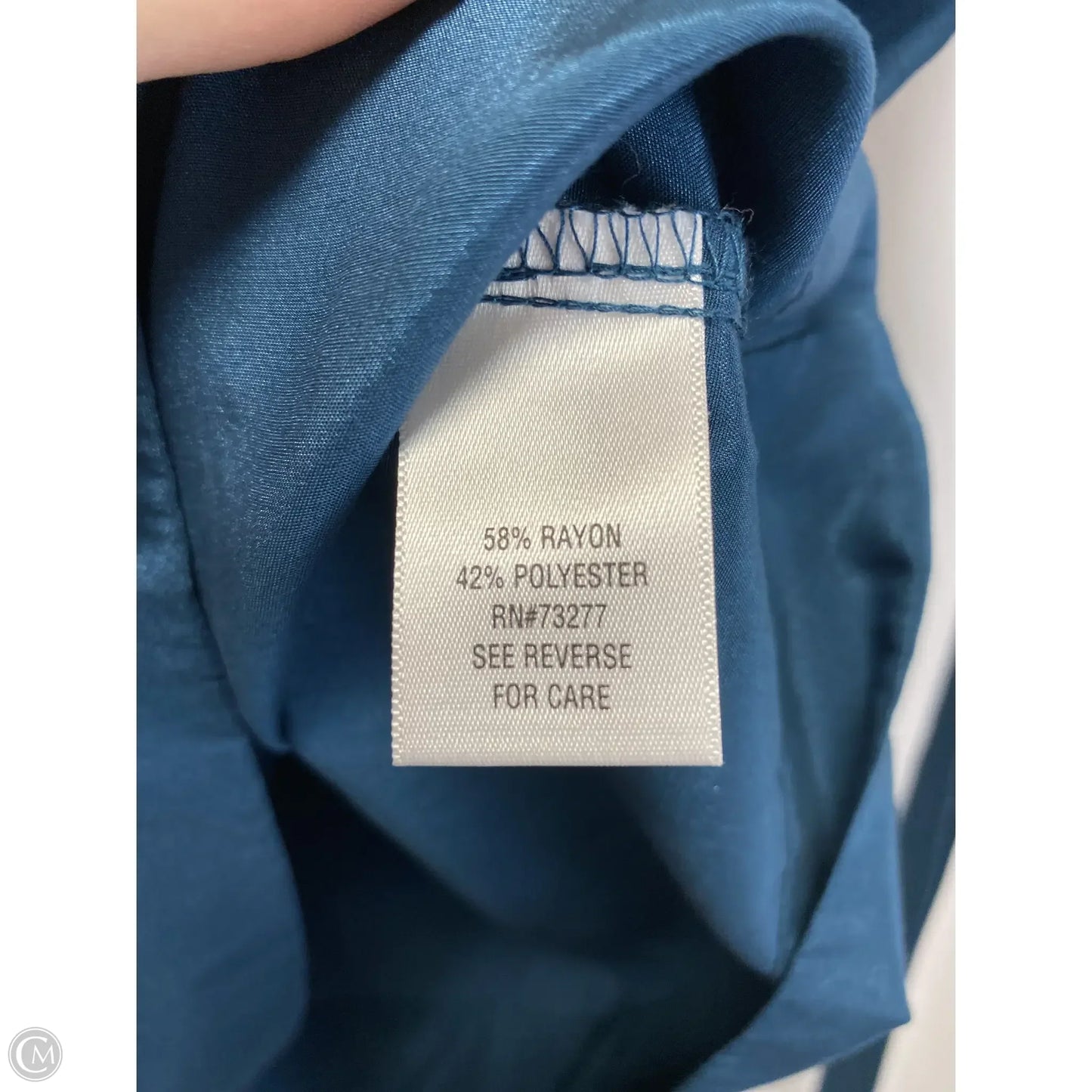 Top Sleeveless By Apt 9 In Blue, Size: L