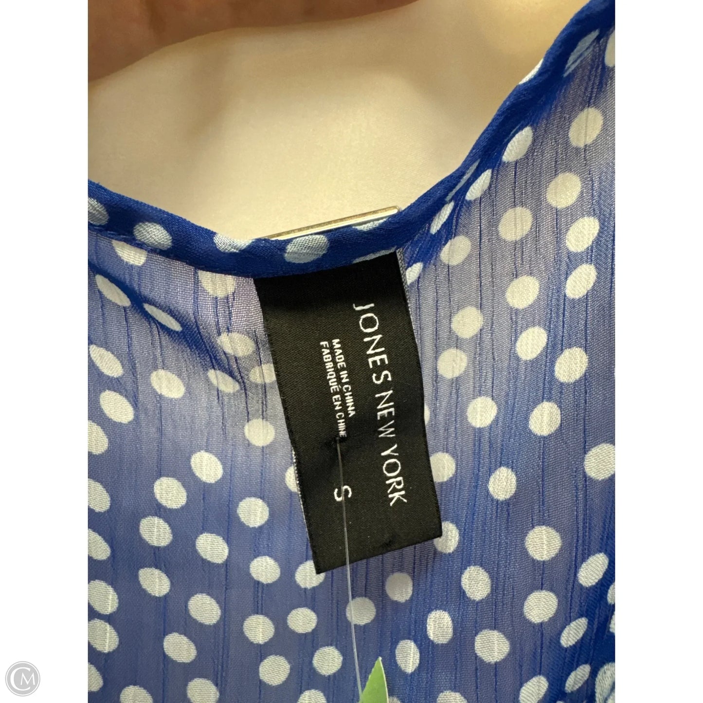 Swimwear Cover-up By Jones New York In Blue, Size: S