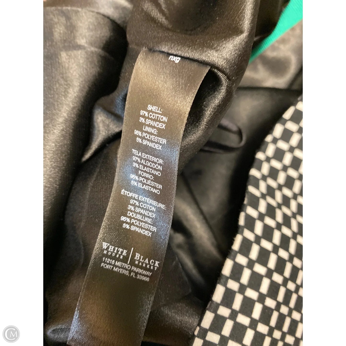 Top Sleeveless By White House Black Market In Black & White, Size: Xs