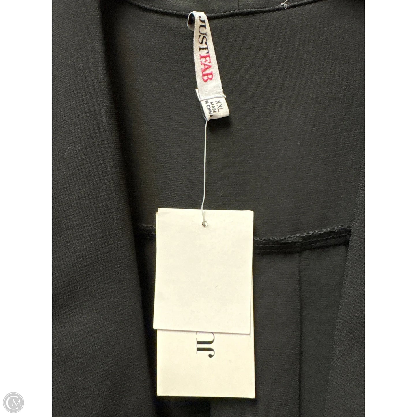 Blazer By Just Fab In Black, Size: Xxl