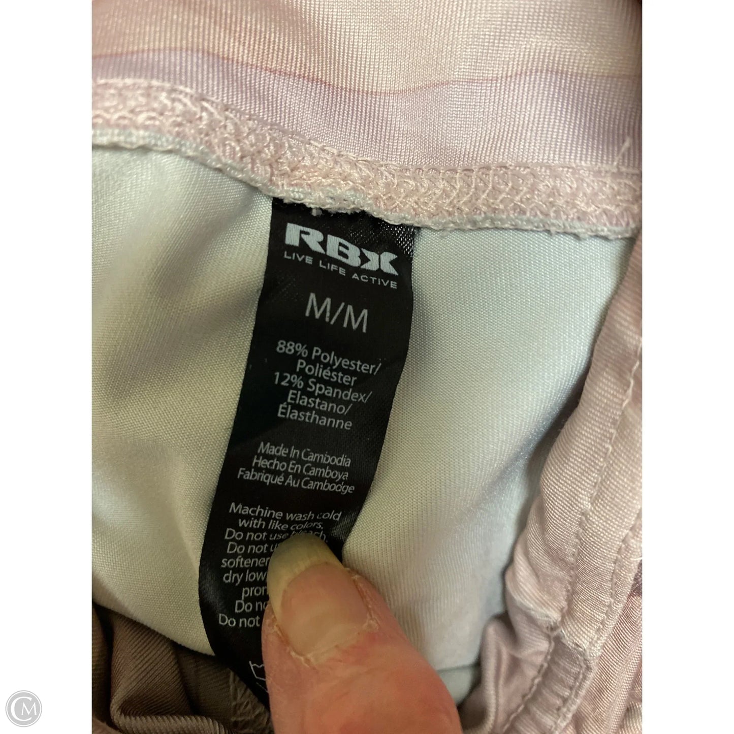 Athletic Leggings By Rbx In Pink, Size: M