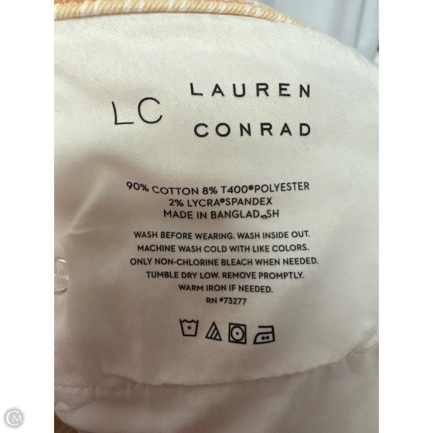 Shorts By Lc Lauren Conrad In Peach, Size: 8