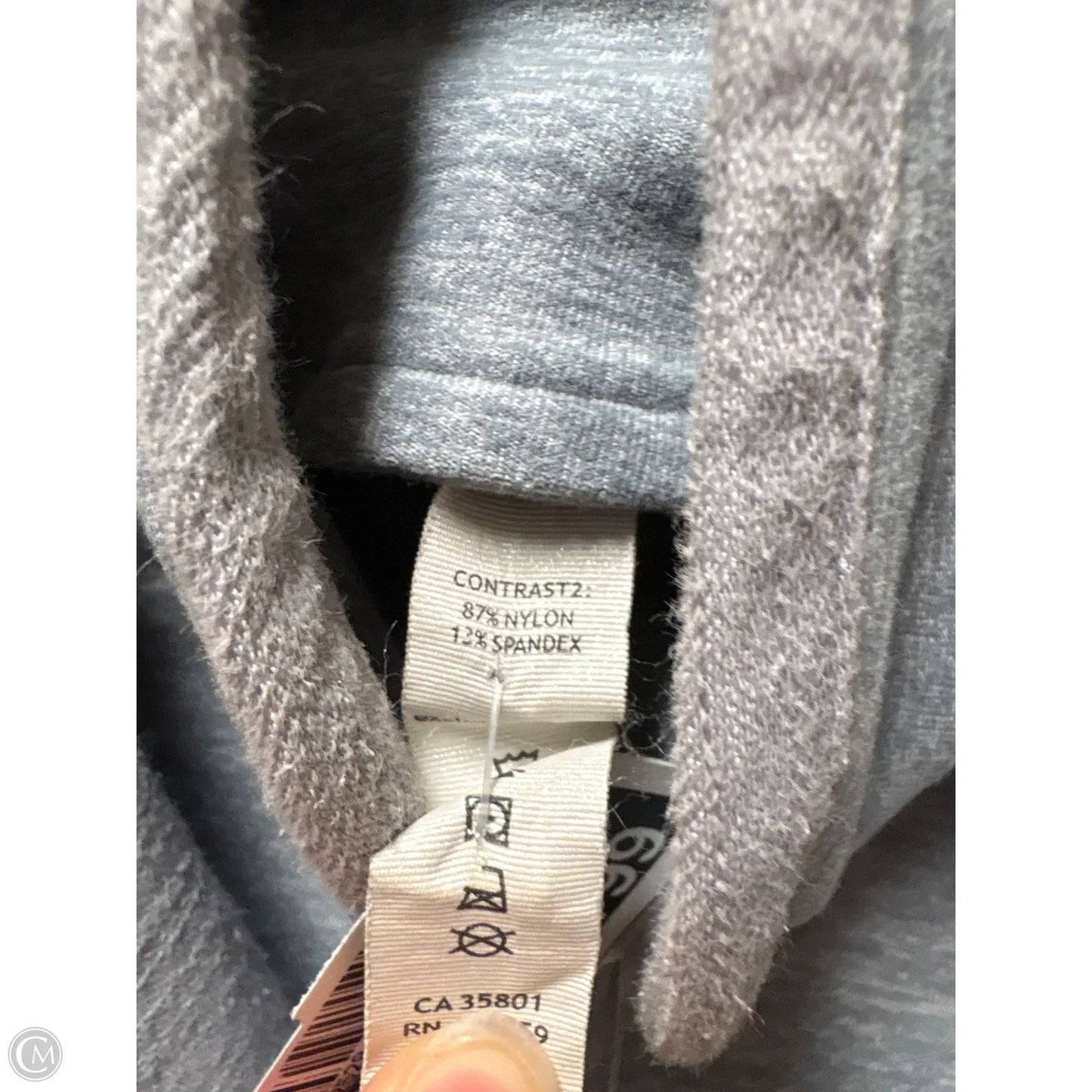 Athletic Jacket By Lululemon In Grey, Size: 4