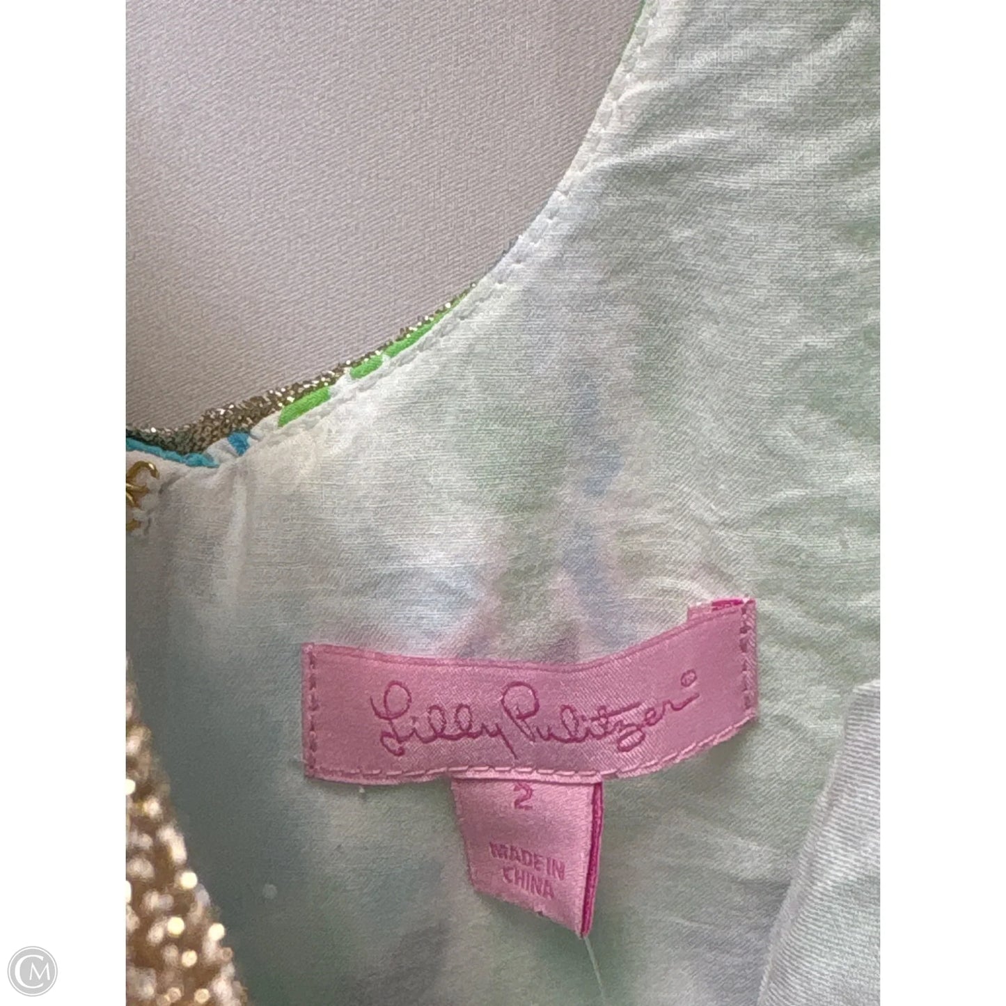 Dress Designer By Lilly Pulitzer In Blue, Size: 2