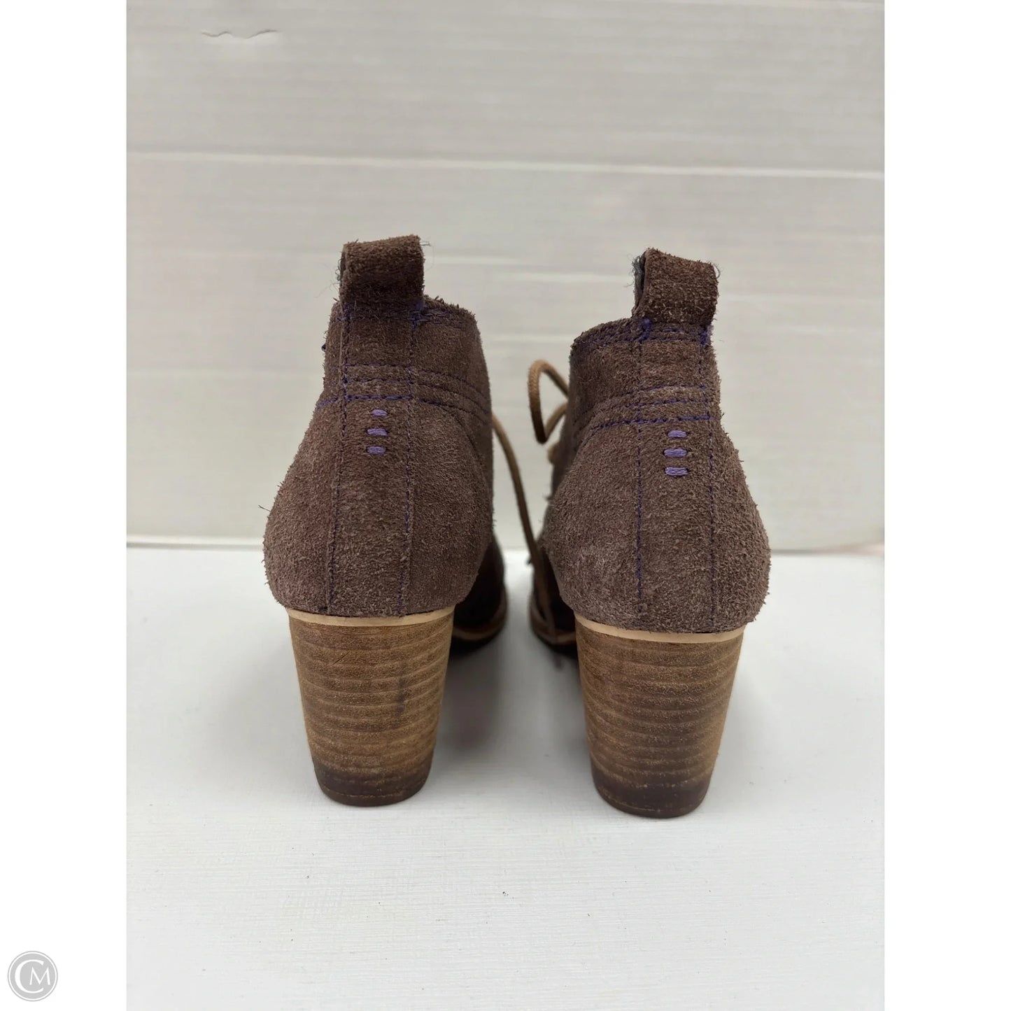 Shoes Heels Block By Clothes Mentor In Taupe, Size: 7