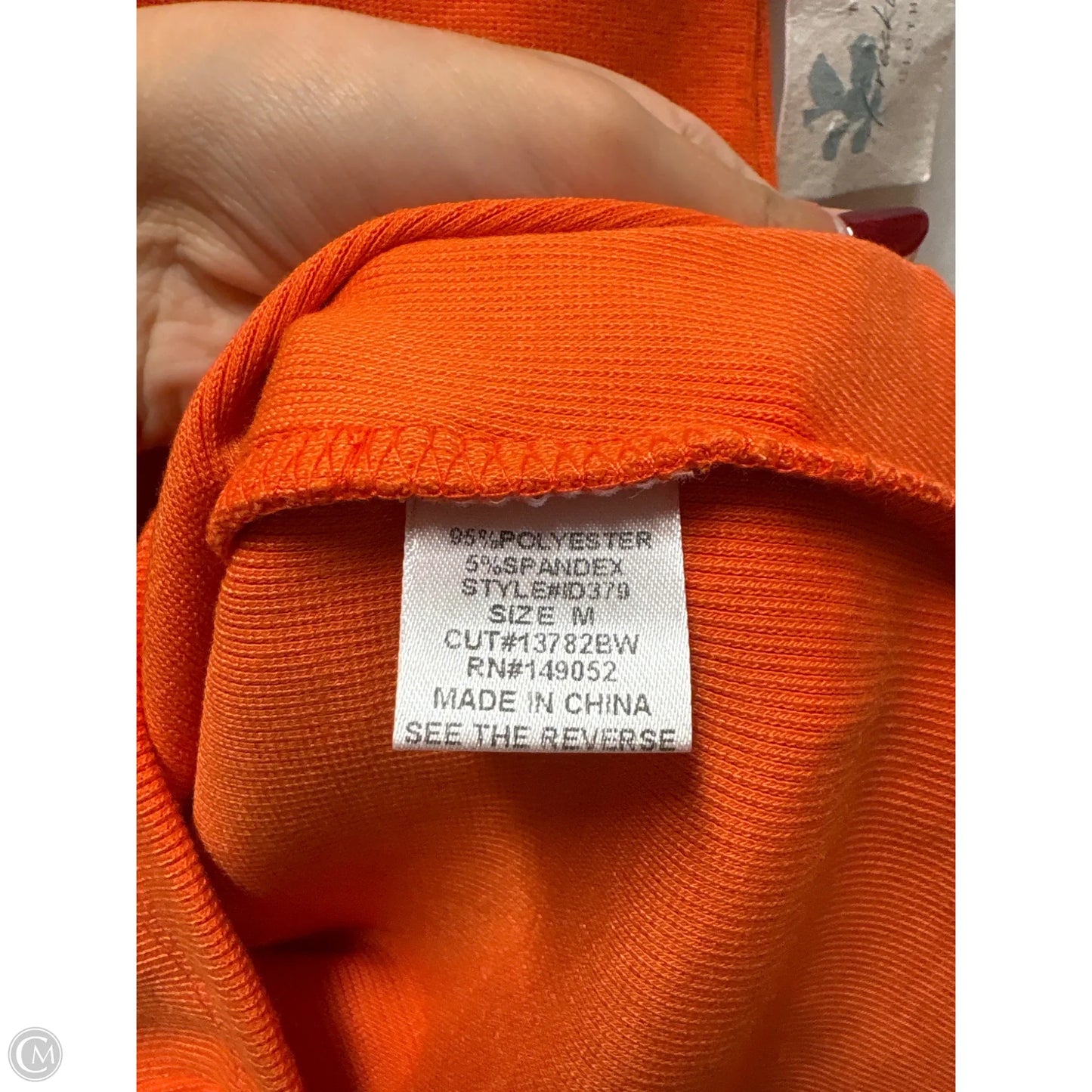 Dress Casual Short By Clothes Mentor In Orange, Size: M
